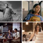 Stills in a grid from the films ORDET, HOUSE OF HUMMINGBIRD, THE DEMON, and WILD TALES.